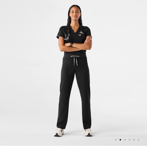 Figs Pants - FIGS technical collection Livingston women’s black basic scrub pant size XL /T